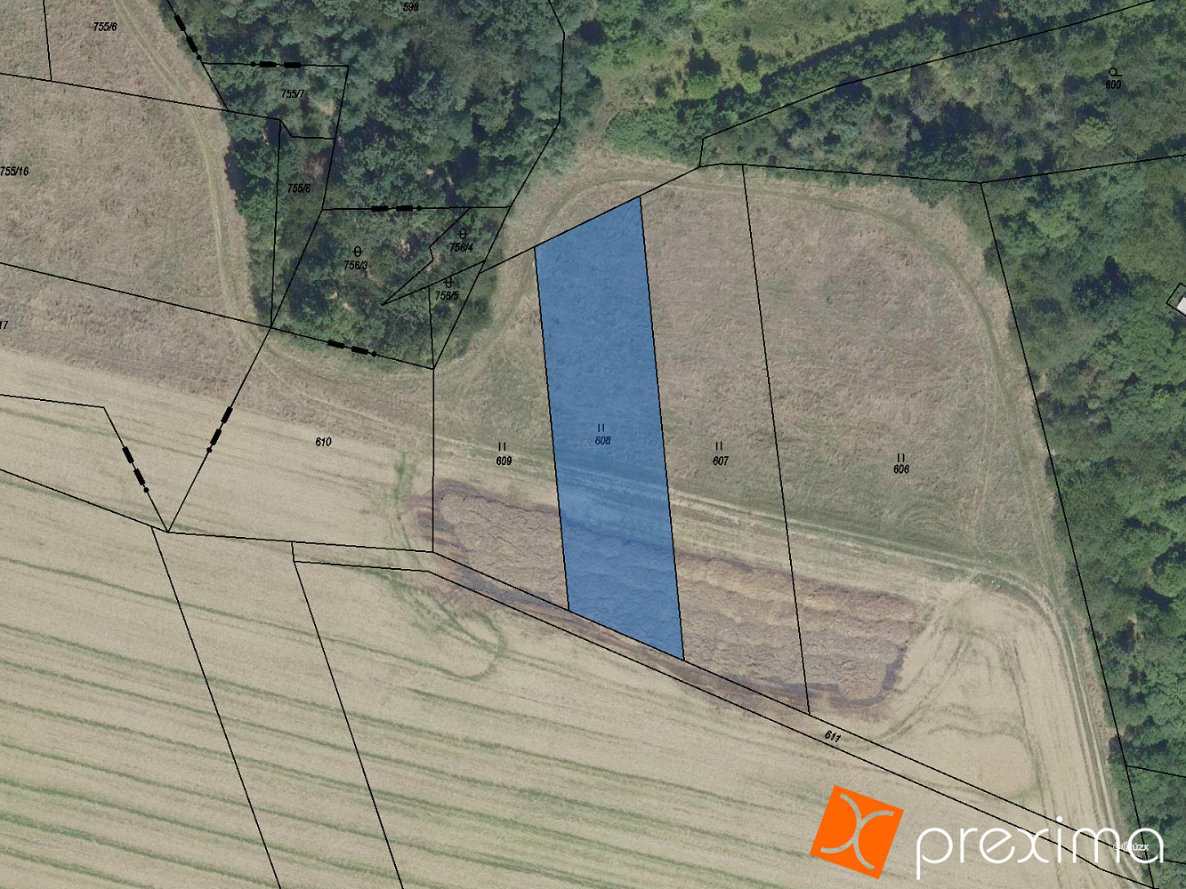 Prodej pole 212 m²