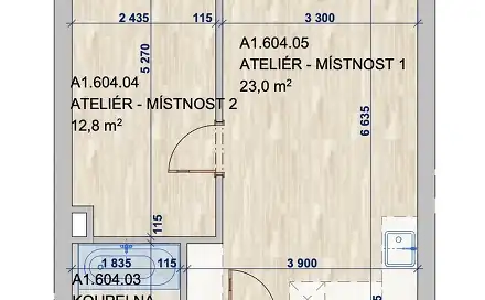 Prodej bytu 2+kk 59 m², Svatopetrská, Brno - Komárov