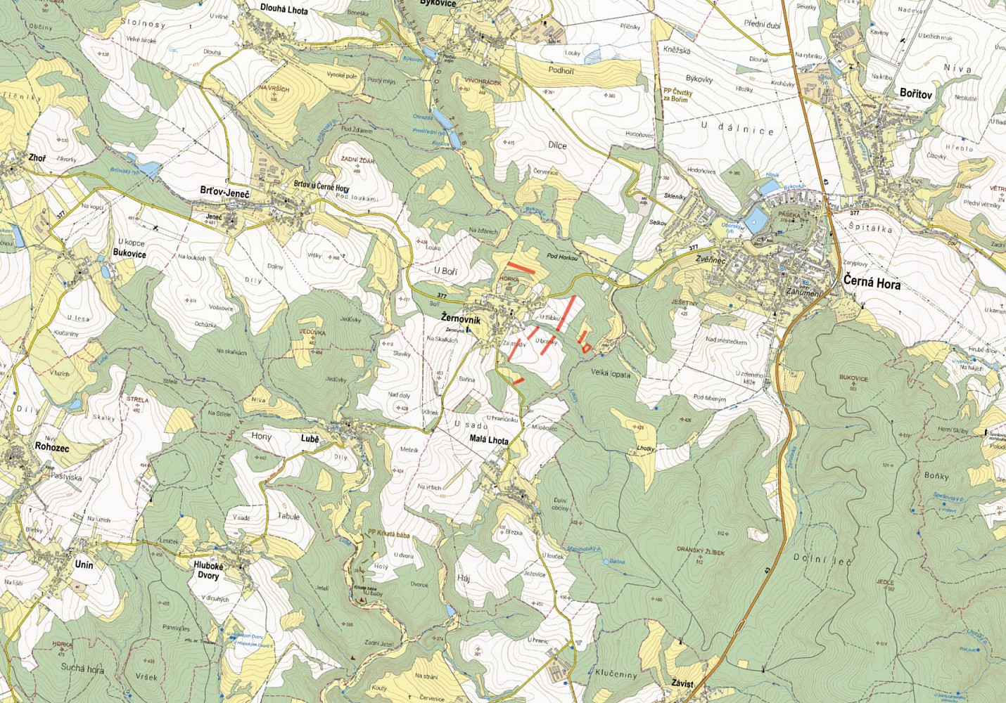 Prodej pole 5 300 m² — photo 2