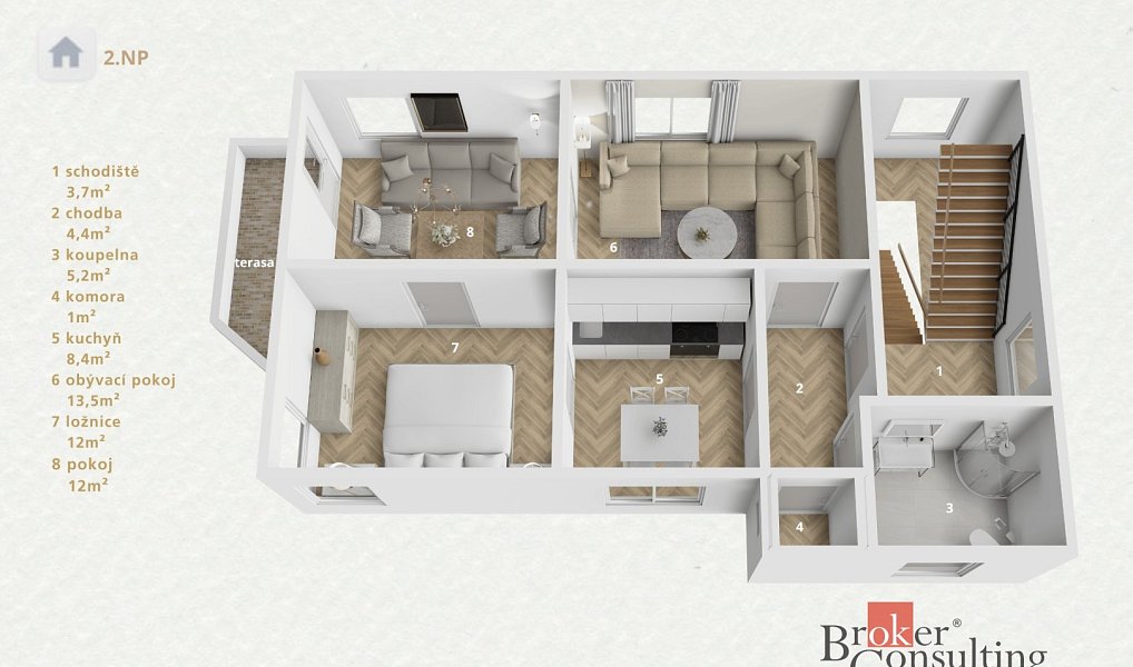 Prodej domu 185 m² s pozemkem 160 m², Plesná – náhled fotky 19