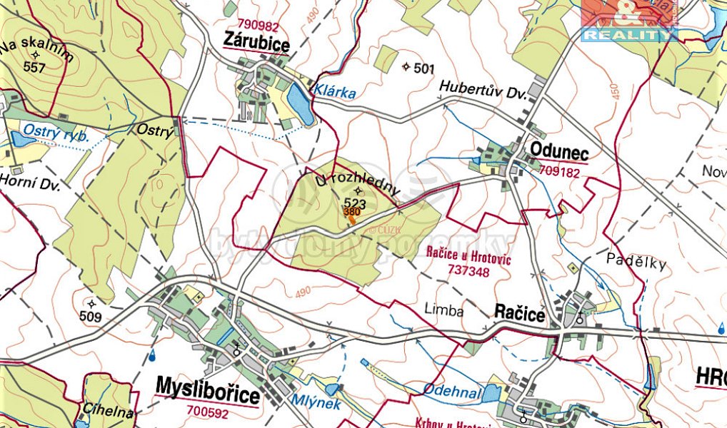 Prodej lesa 1 396 m², Račice – náhled fotky 5