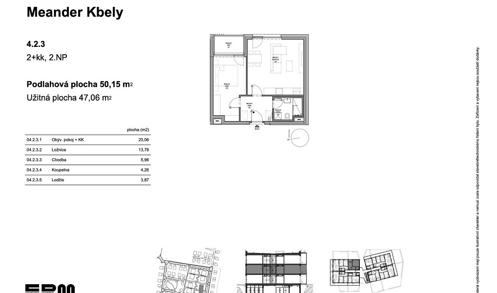 Prodej bytu 2+kk 50 m², Praha – náhled fotky 4