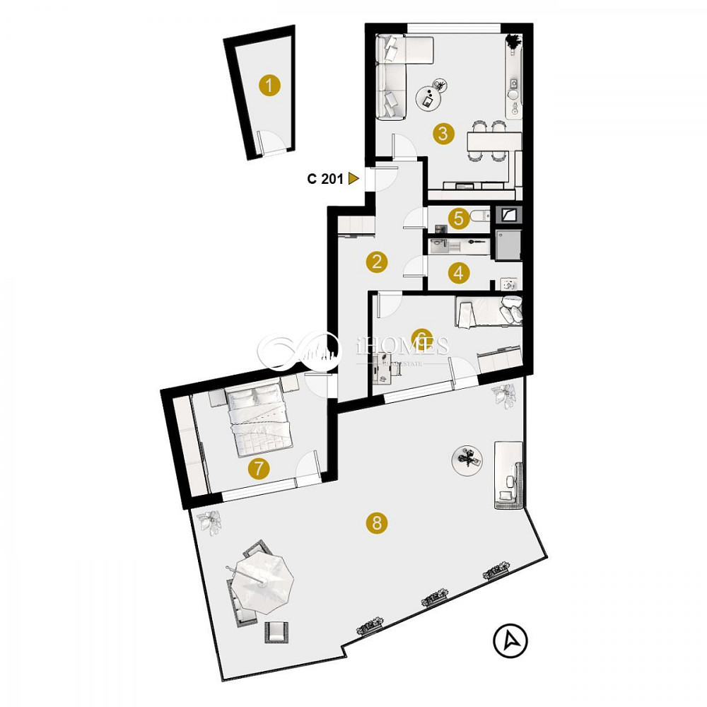 Prodej bytu 3+kk 76 m² — photo 2