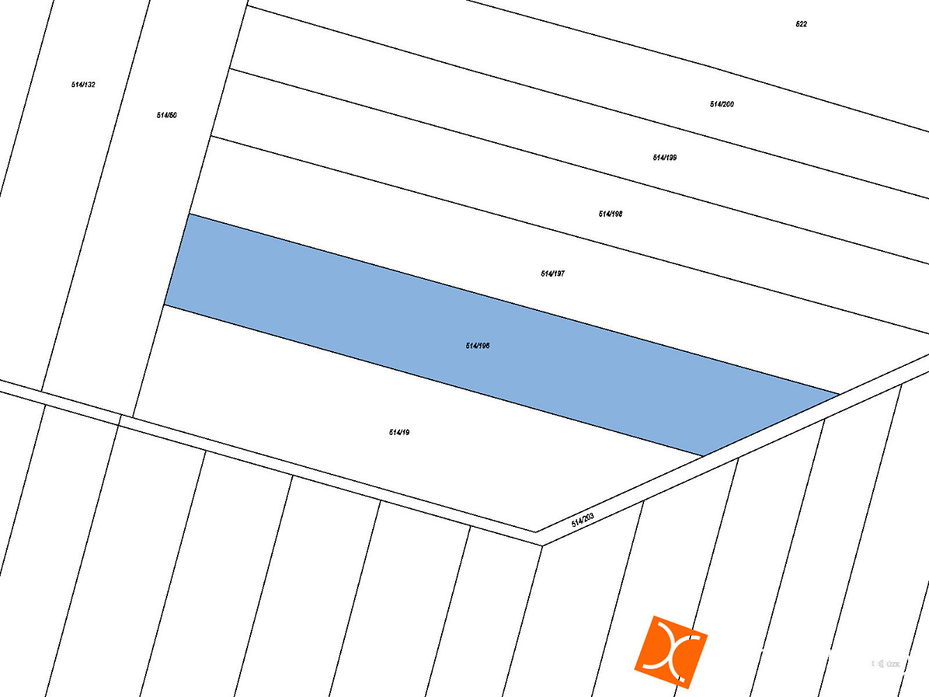 Prodej pole 1 264 m² – fotografie 2