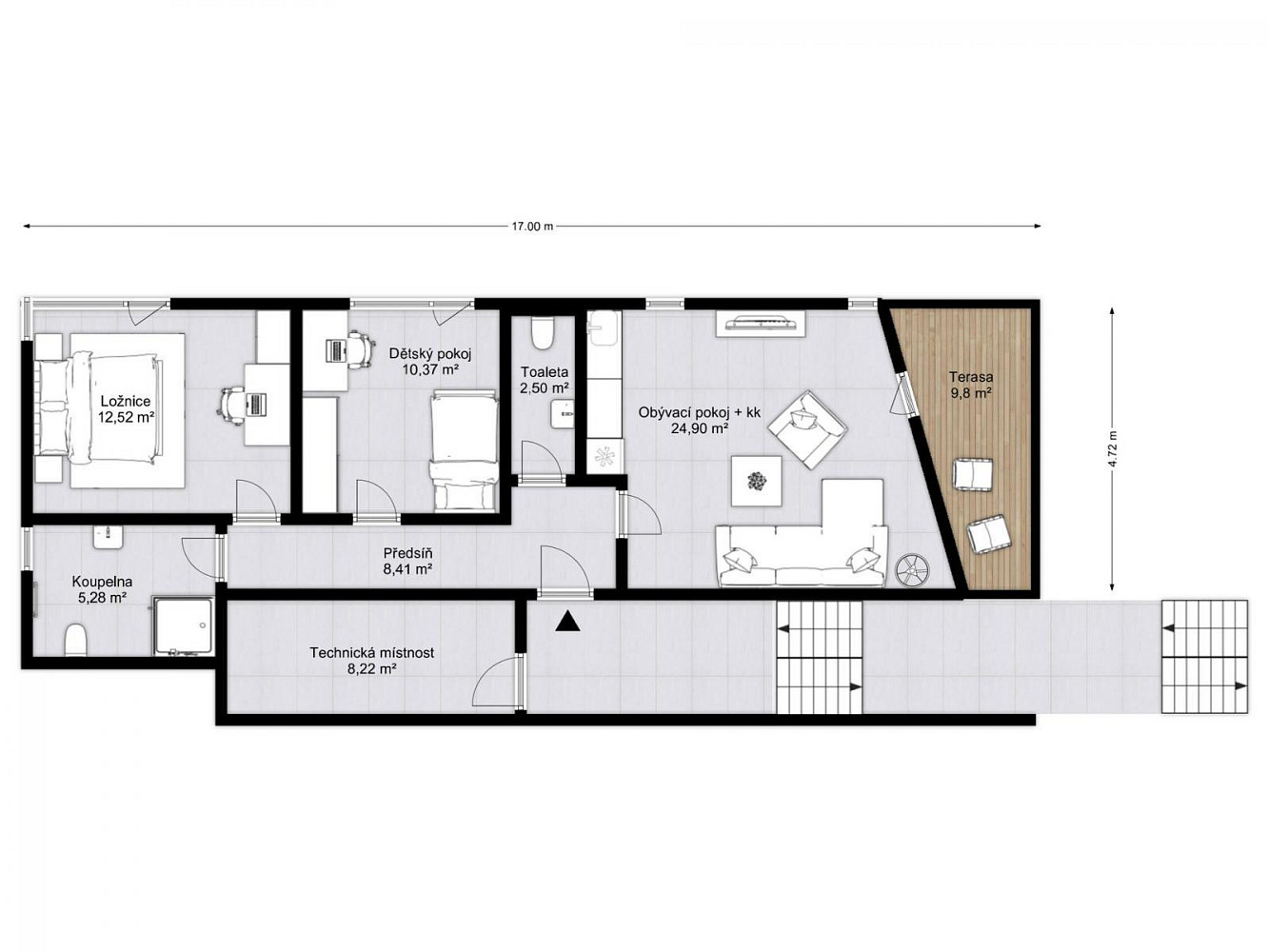 Prodej bytu 3+kk 64 m² – fotografie 5