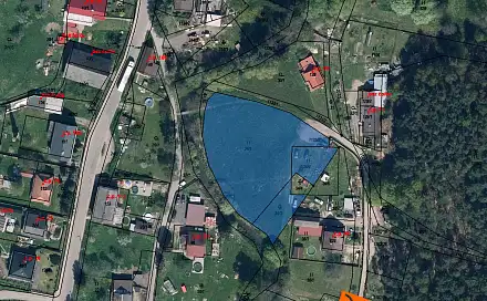 Prodej stavebního pozemku 3 163 m², Brniště, okres Česká Lípa