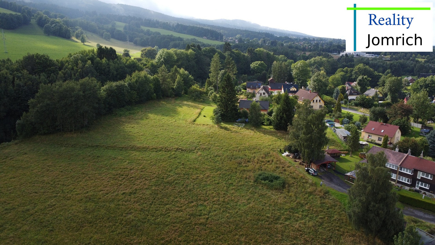 Prodej stavebního pozemku 5 523 m² – pohled 2
