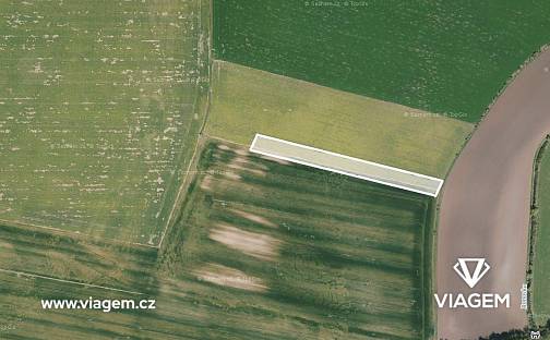 Prodej pole 983 m², Jíkev, okres Nymburk