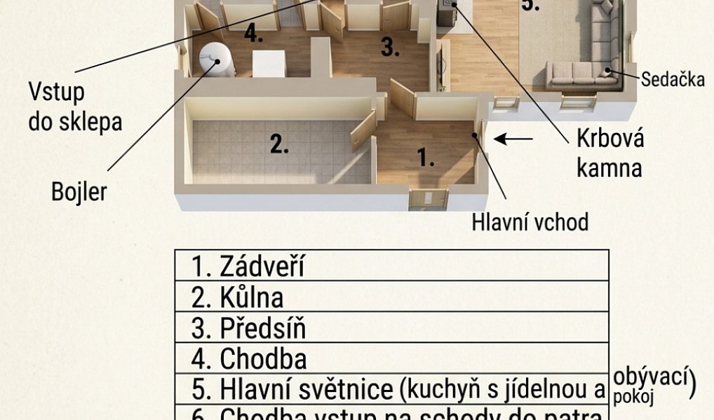 Prodej chaty/chalupy 120 m² s pozemkem 1 050 m², Kořenov – náhled fotky 10