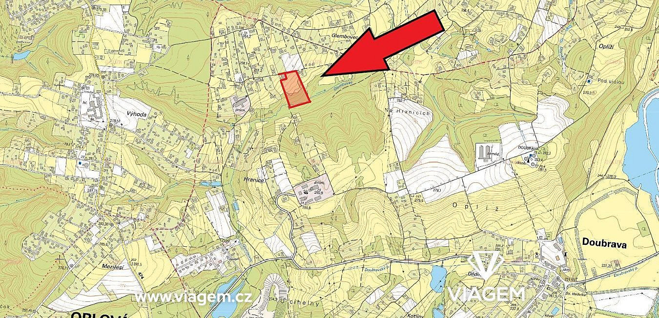 Prodej stavebního pozemku 1 219 m²