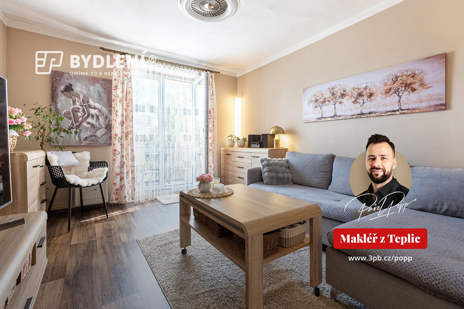 Prodej bytu 2+1 55 m²