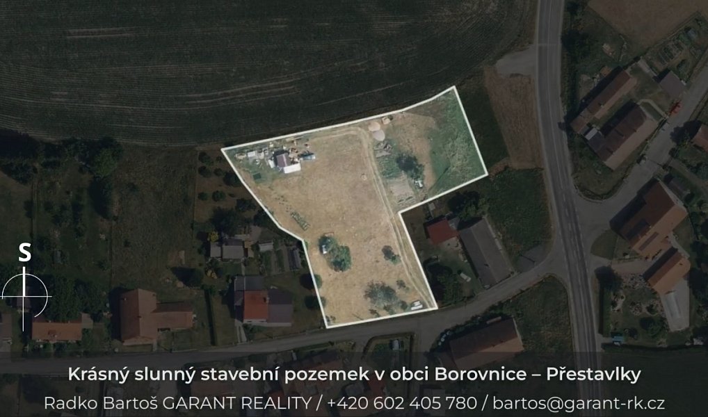 Prodej stavebního pozemku 3 744 m², Borovnice – náhled fotky 2
