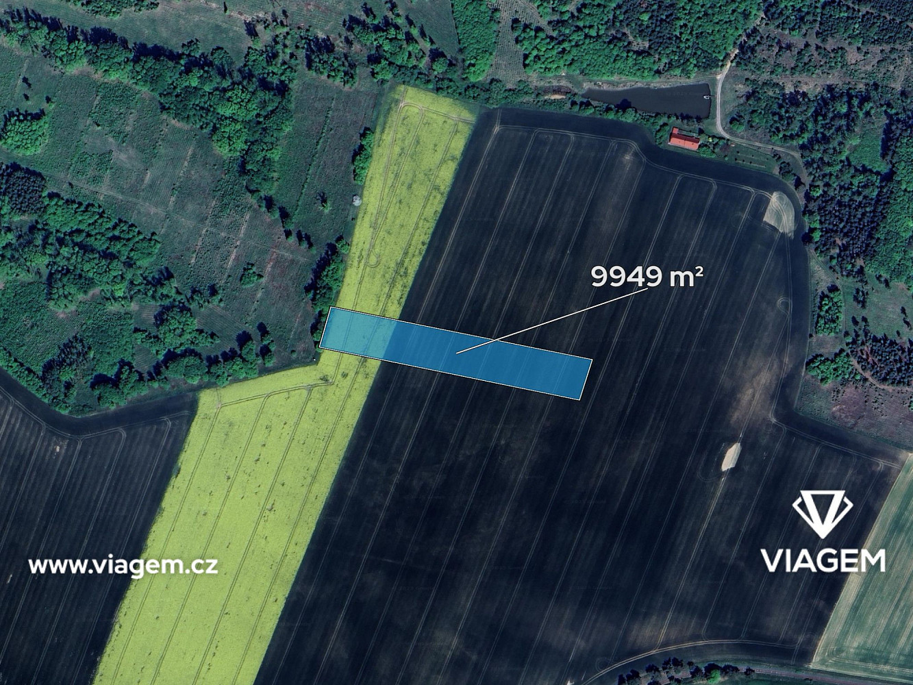 Prodej pole 2 487 m² – fotografie 2