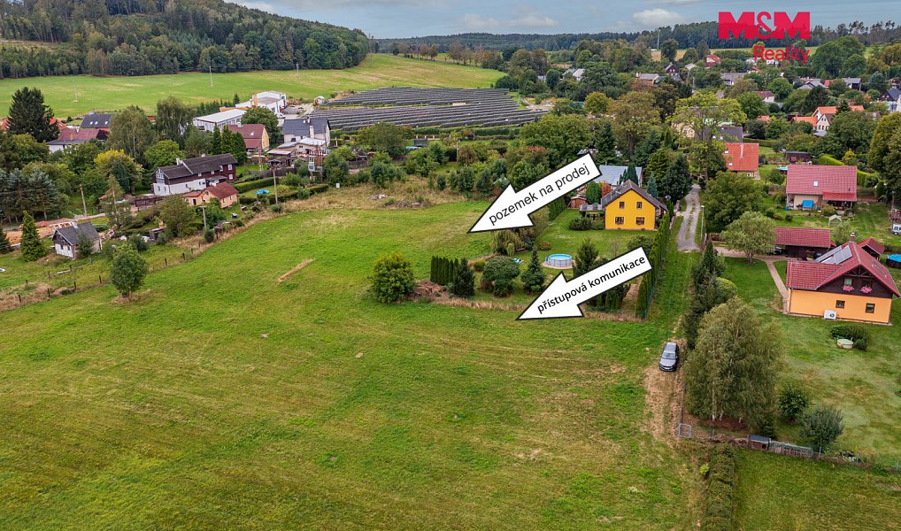 Prodej stavebního pozemku 1 897 m², Arnoltice – náhled fotky 9