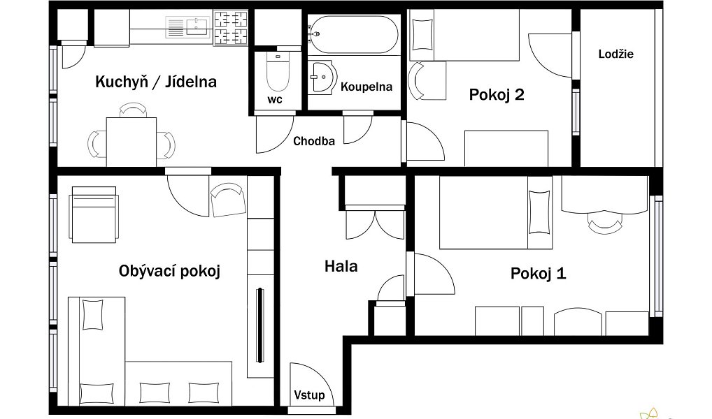 Prodej bytu 3+1 63 m², Pardubice – náhled fotky 23