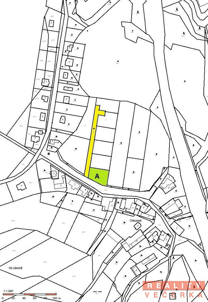 Prodej stavebního pozemku 1 000 m² – fotografie 2