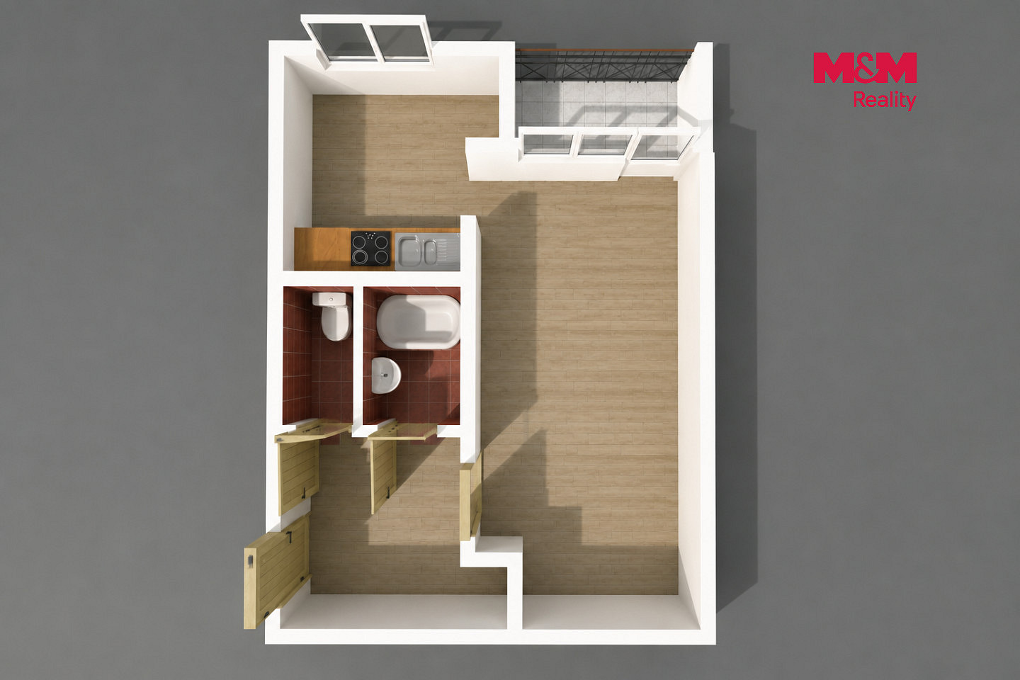 Prodej bytu 1+kk 37 m² — photo 3