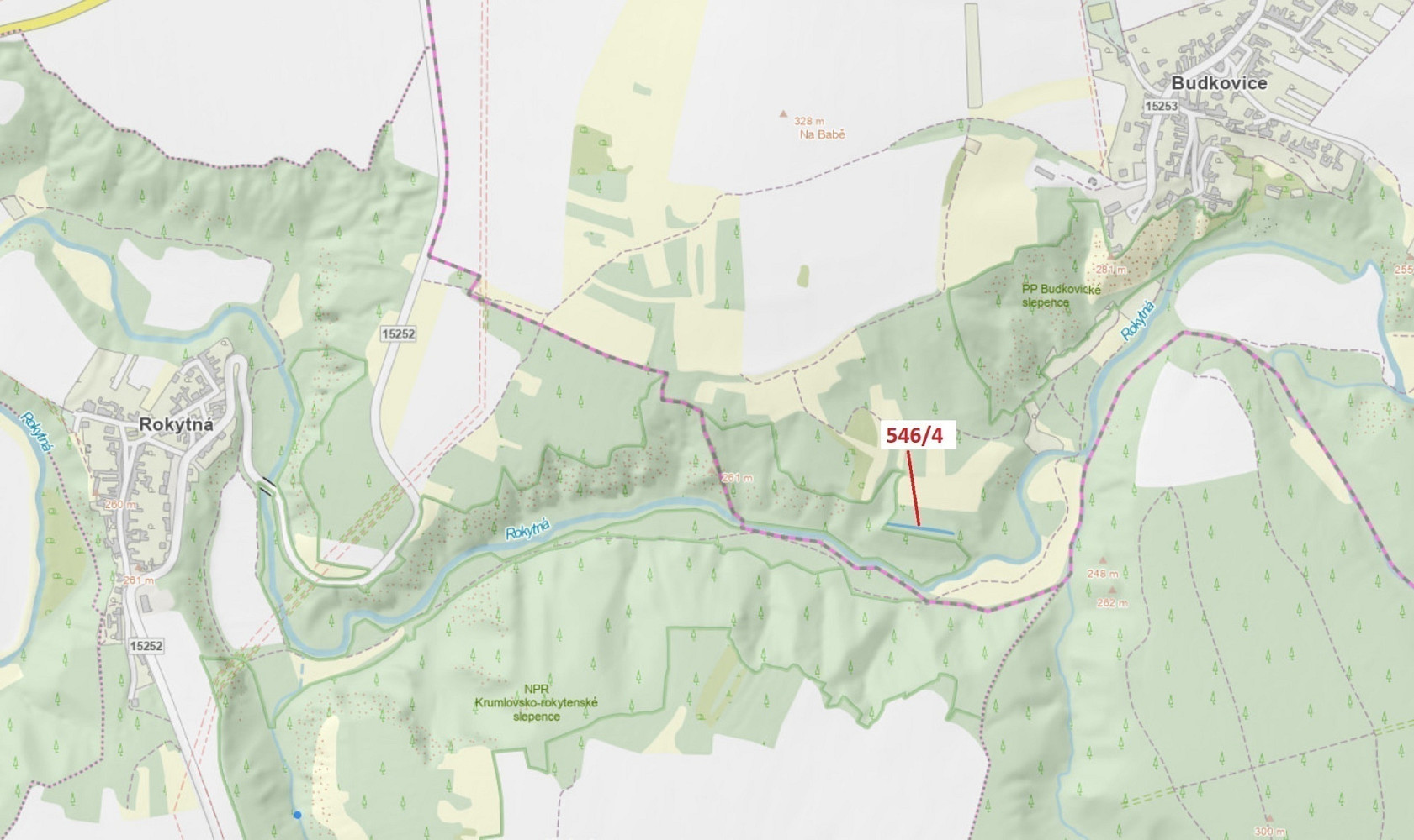 Dražba lesa 507 m²