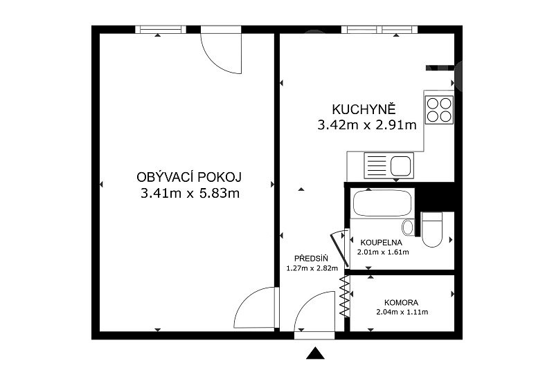 Prodej bytu 1+1 42 m² — photo 5