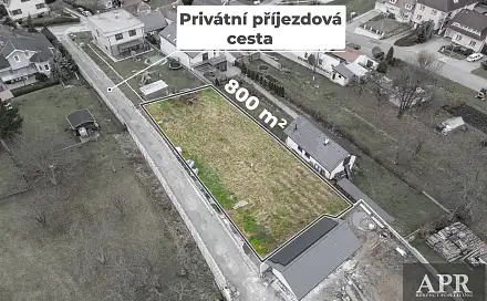 Prodej stavebního pozemku 800 m², Uherský Brod, okres Uherské Hradiště