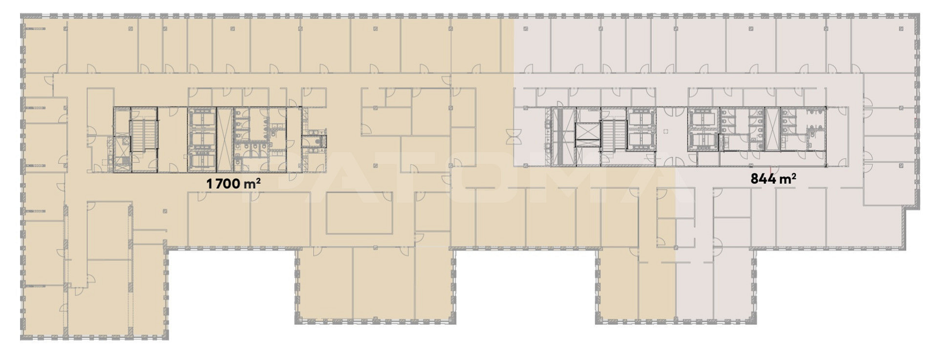 Pronájem kanceláře 1 700 m² – fotografie 3