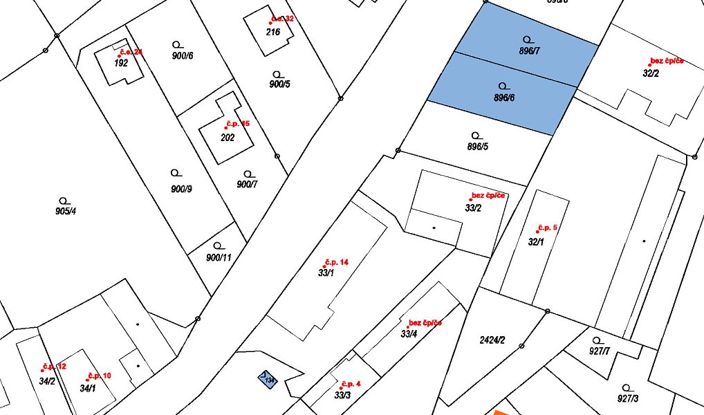 Prodej stavebního pozemku 272 m², Chrášťany – náhled fotky 2