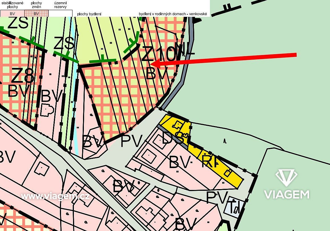 Stavební - bydlení 2 234 m², Podíl 60 % o výměře 1 340 m² – pohled 4