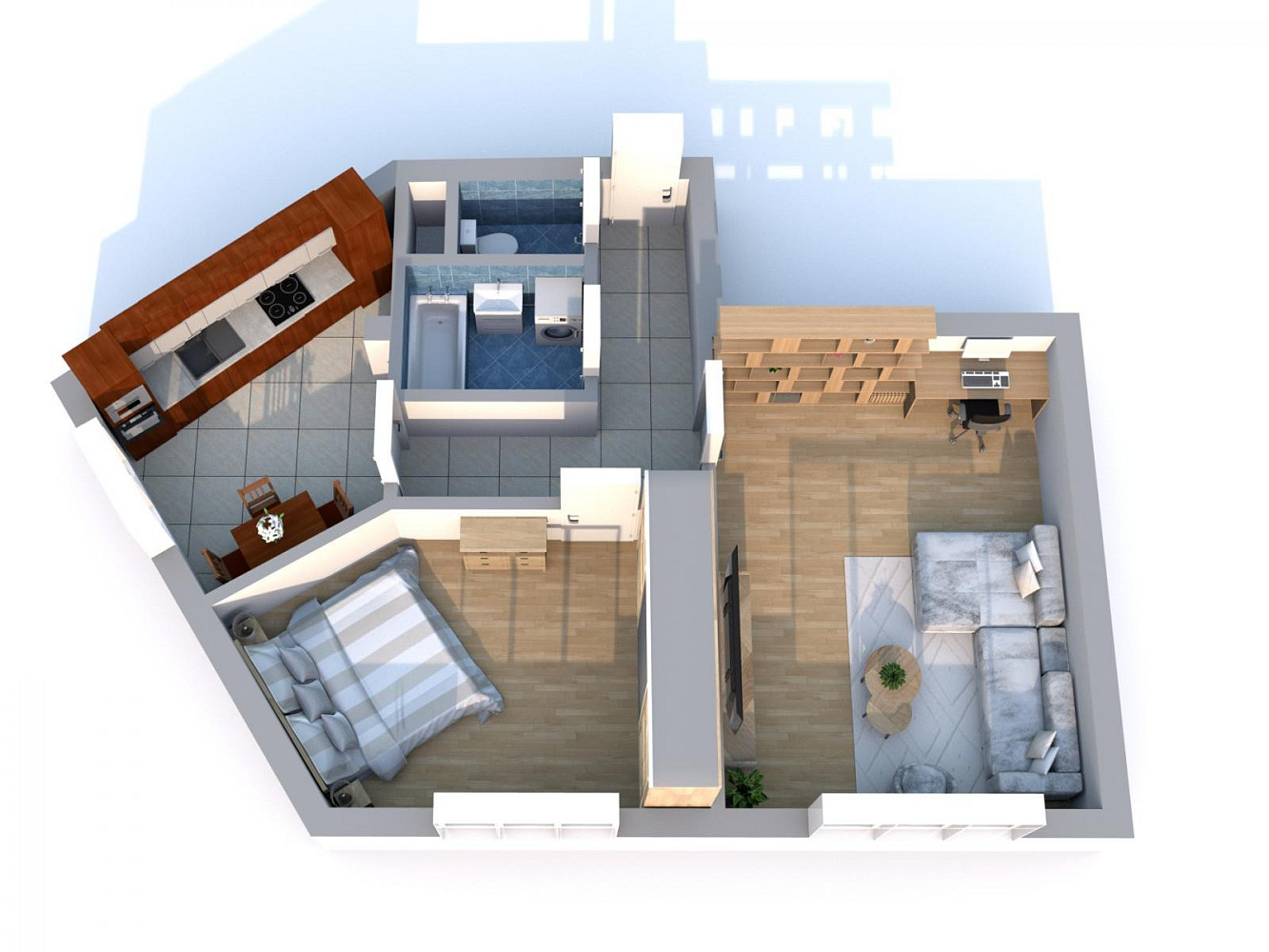 Prodej bytu 2+1 58 m²