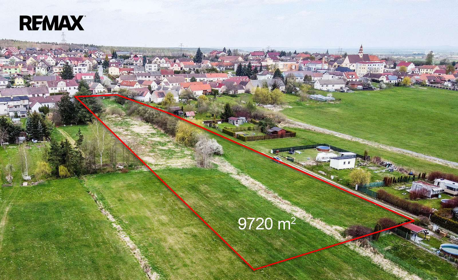 Prodej stavebního pozemku 9 720 m²