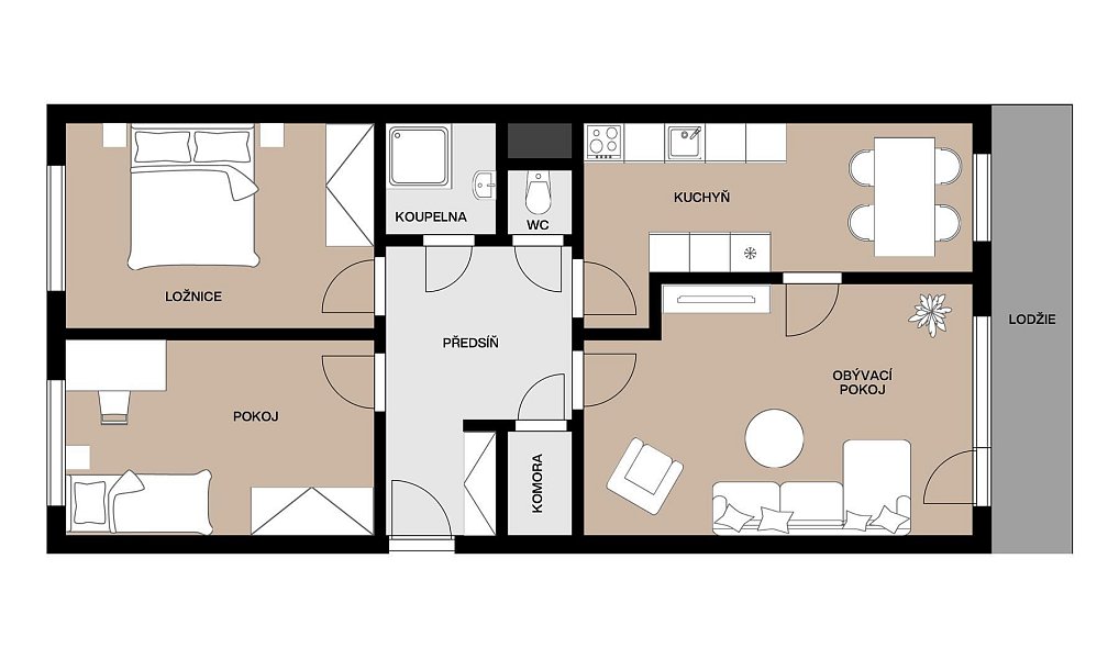 Prodej bytu 3+1 77 m², Praha – náhled fotky 21