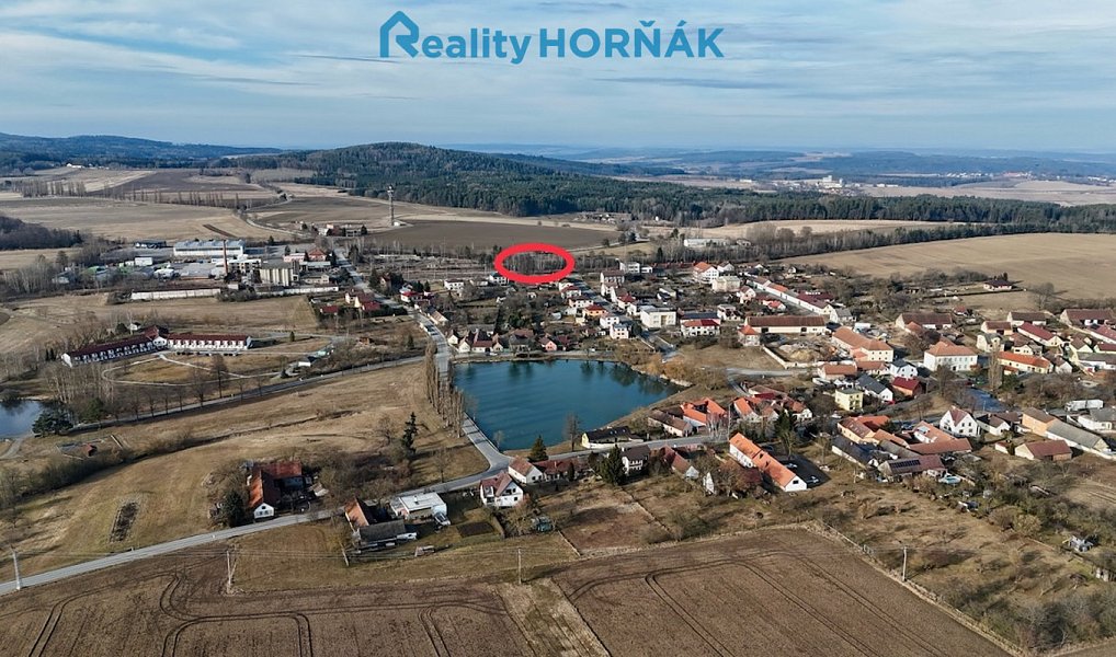 Prodej stavebního pozemku 1 733 m², Temelín – náhled fotky 2