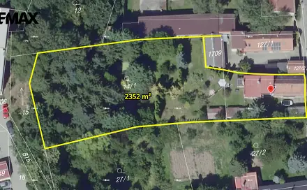 Prodej stavebního pozemku 2 352 m², Na Spojce, Jesenice, okres Praha-západ