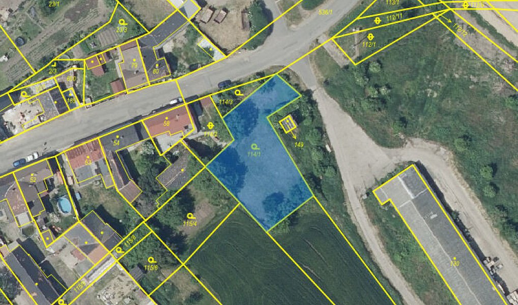 Prodej stavebního pozemku 944 m², Lukavec – náhled fotky 3