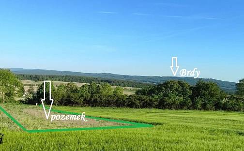 Prodej stavebního pozemku 1 300 m², Těškov, okres Rokycany
