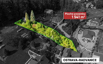 Prodej stavebního pozemku 1 541 m², Ostrava