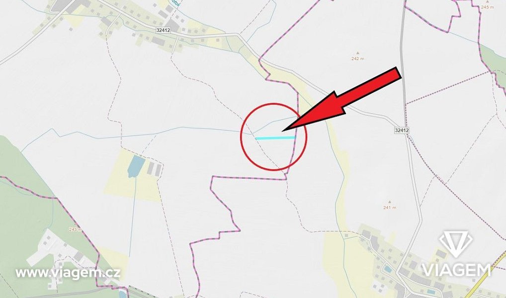Prodej pole 1 110 m², Lužec nad Cidlinou – náhled fotky 4