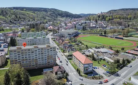 Pronájem bytu 2+1 62 m², K. Weise, Vimperk - Vimperk II, okres Prachatice