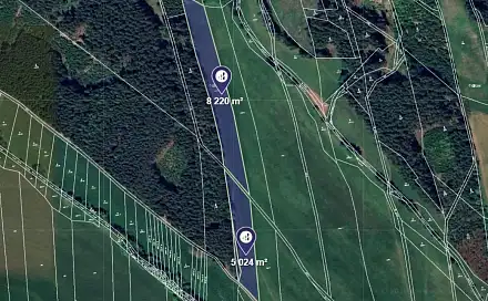 Prodej pole 13 244 m², Čistá u Horek, okres Semily