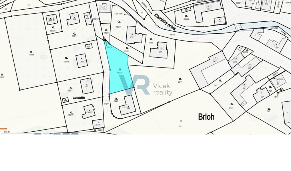 Prodej stavebního pozemku 994 m², Brloh – náhled fotky 7