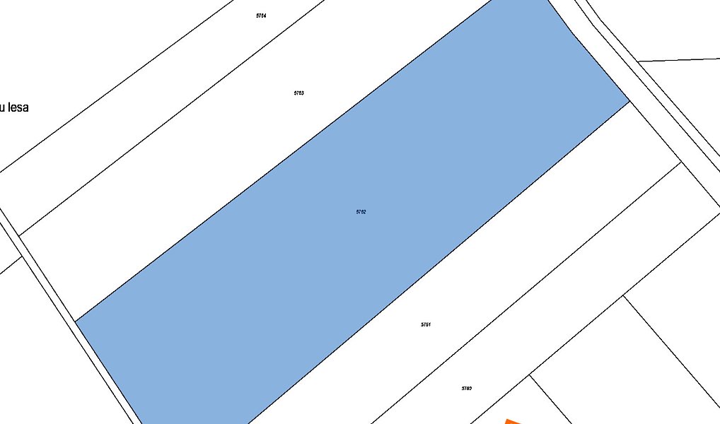 Prodej pole 1 660 m², Kostice – náhled fotky 2
