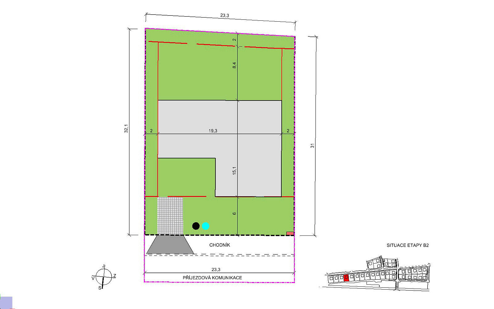 Prodej stavebního pozemku 826 m², Choťánky