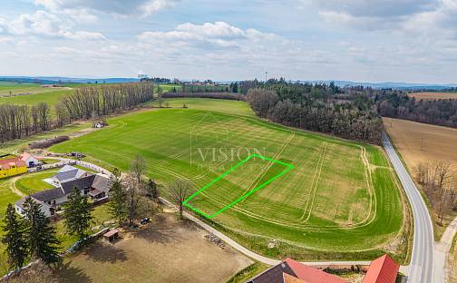 Prodej stavebního pozemku 1 200 m², Bečice, okres České Budějovice