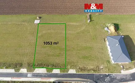 Prodej stavebního pozemku 1 053 m², Stolany, okres Chrudim