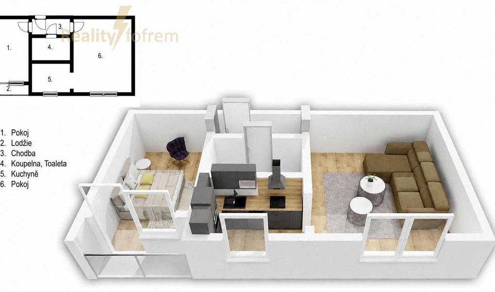 Prodej bytu 2+1 54 m², Ostrava – náhled fotky 15
