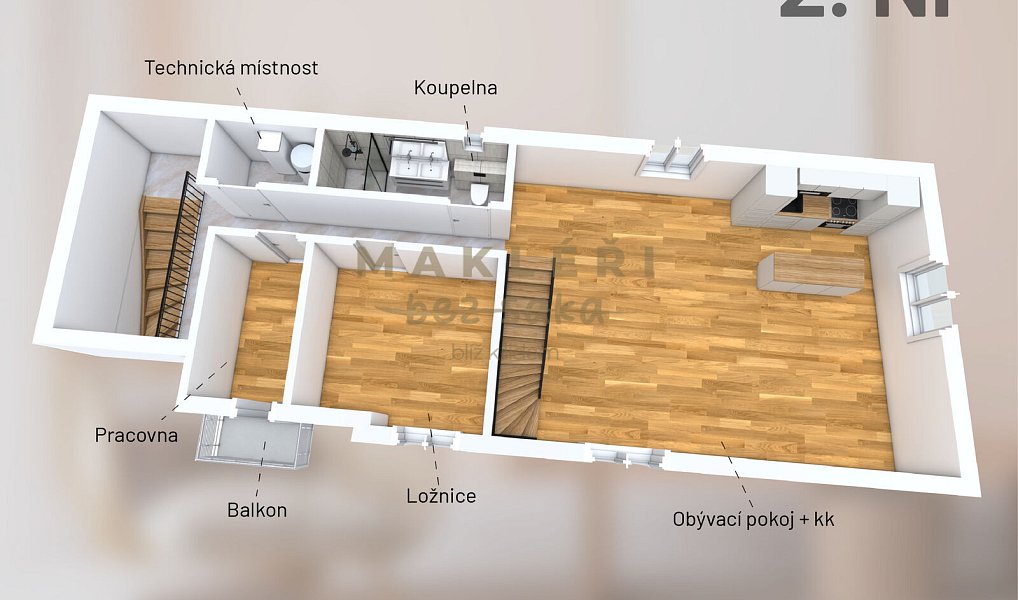Prodej bytu atypického 81 m², Praha – náhled fotky 38