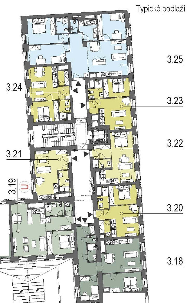 Pronájem nájemního domu, činžáku 2 043 m² – pohled 6
