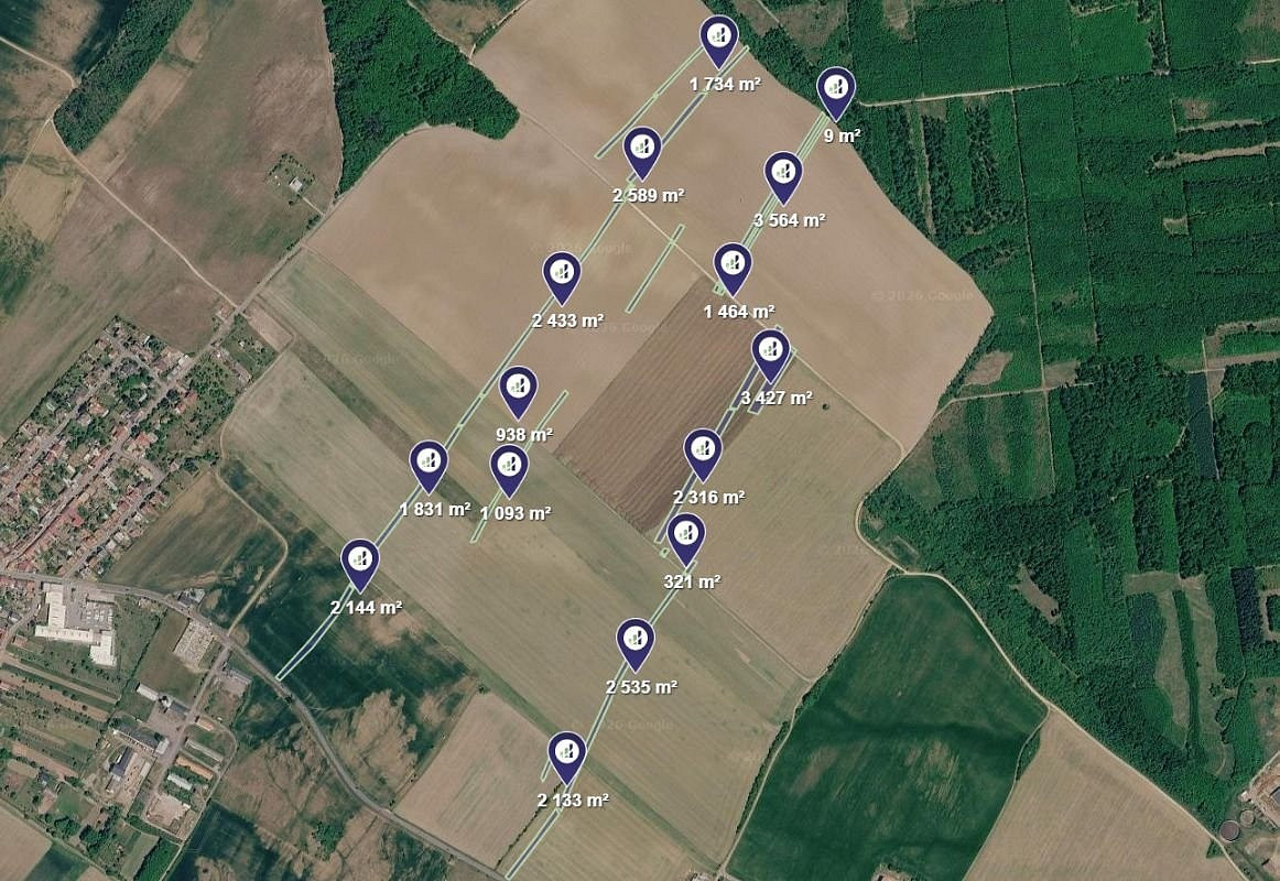 Prodej pole 68 811 m²