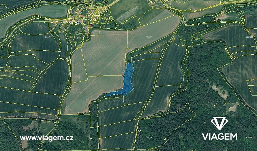 Prodej lesa 7 495 m², Lubenec – náhled fotky 2