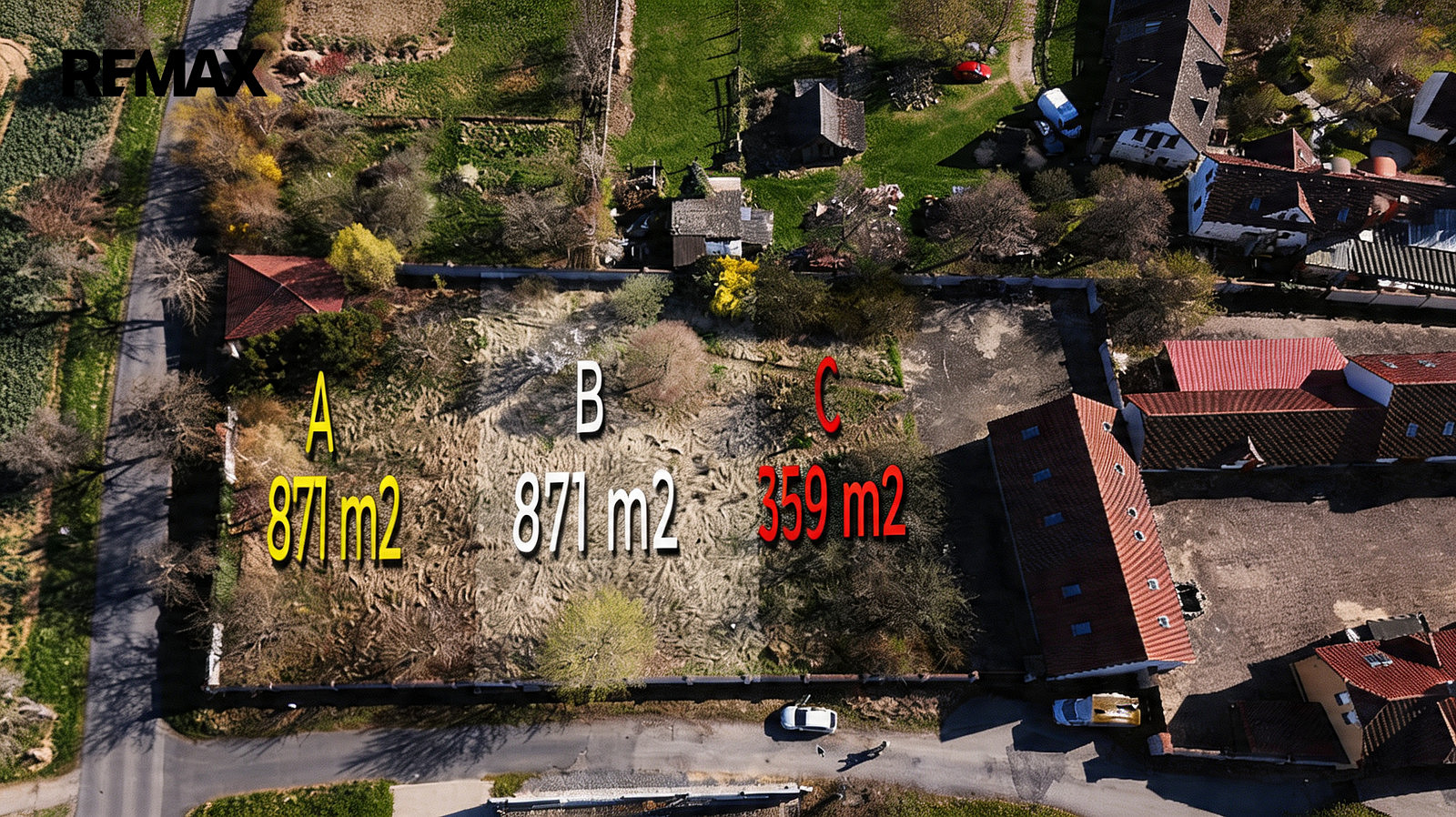 Prodej stavebního pozemku 871 m²