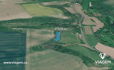 Prodej pole 776 m², Brodec, okres Louny